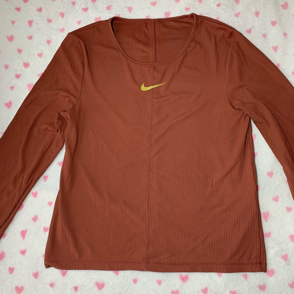 Nike Women's Copper Long Sleeve Activewear Tee